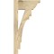 Ekena Millwork Merced Traditional Rough Sawn Outlooker, Douglas Fir, 6"W x 12"D x 24"H OUT06X12X24MRC01RDF - alternate 2